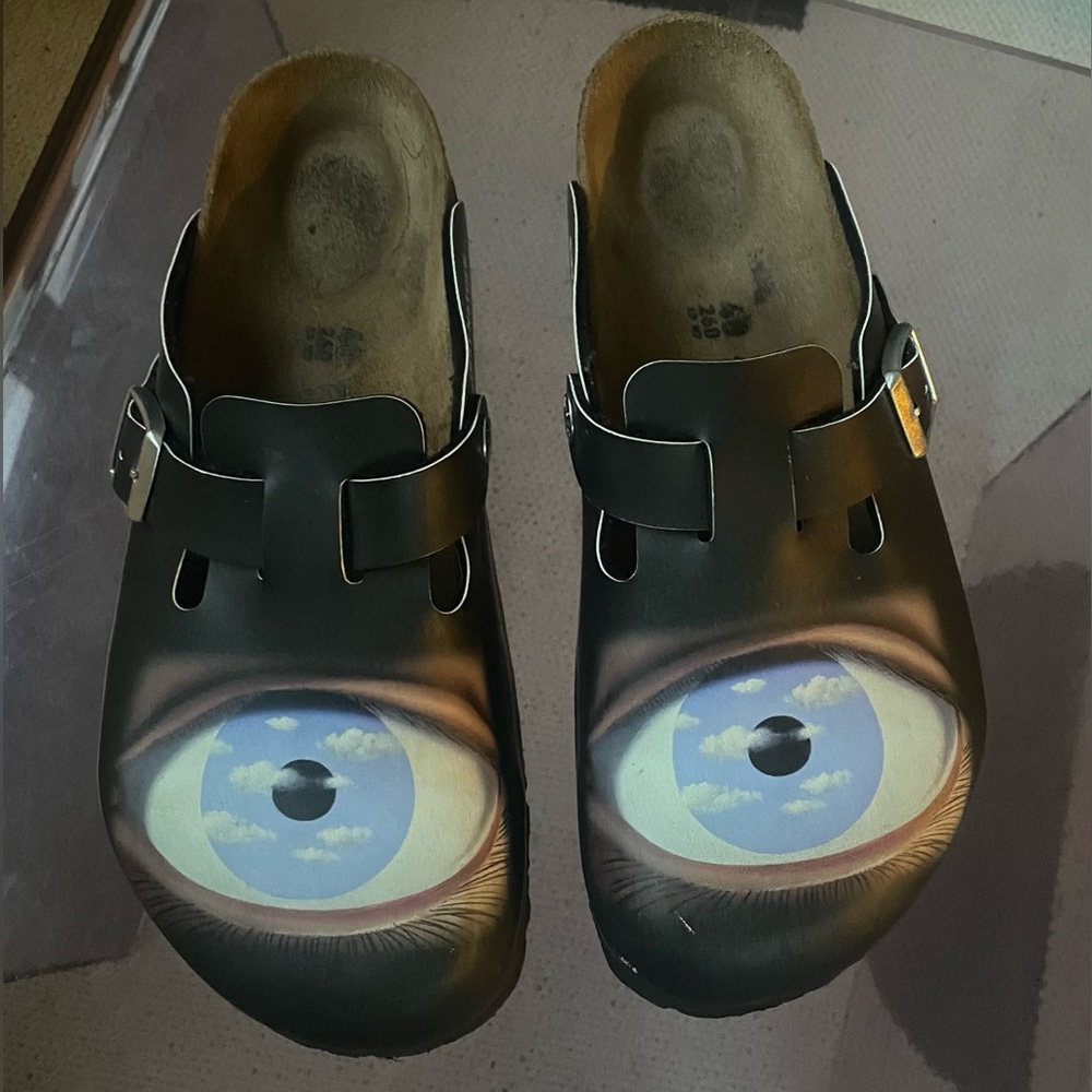 Birkenstock x Opening Ceremony Boston Magritte Eye Clog, EU 40/M 7/L 9